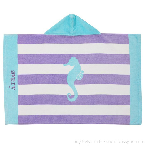 2017 Fashion Design Cute Animal Hooded Towel For Children